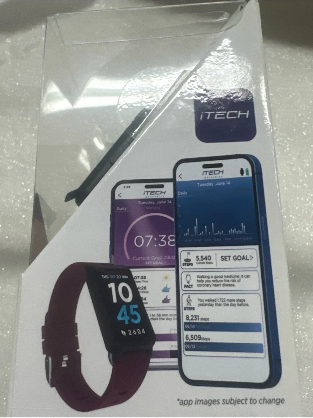 (177) Active 3 Smartwatch - Pink Strap